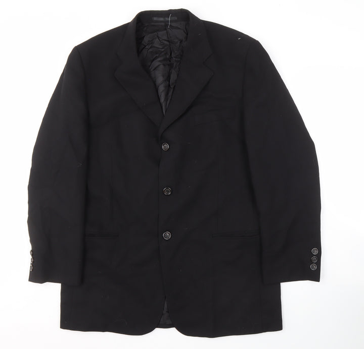 NEXT Men's Black 42R Suit Jacket - Classic Formal Style
