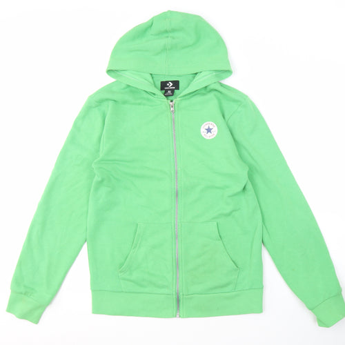 Converse Teens Green Full Zip Hoodie XL