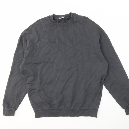 ASOS DESIGN Black Men's Sweatshirt S Pullover
