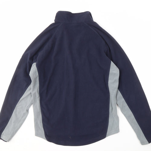 Trespass Men's Blue Fleece Sweatshirt, 1/2 Zip, M