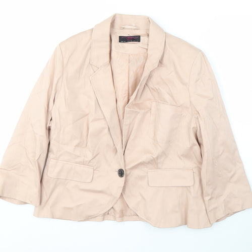 New Look Women’s Beige Blazer Size 18