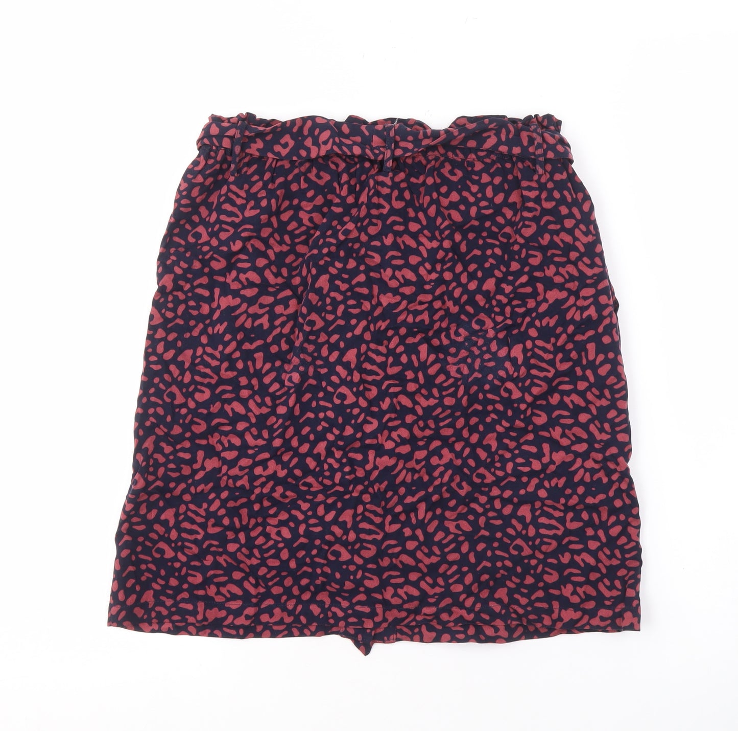 Oasis Women's Multicoloured Animal Print Skirt Size 8