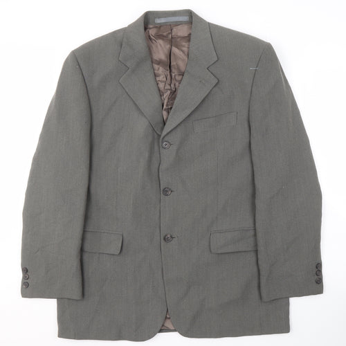 Principles Grey Men's Blazer Size 40S Wool Blend