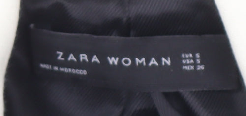 Zara Woman Ivory Motorcycle Coat - Size S