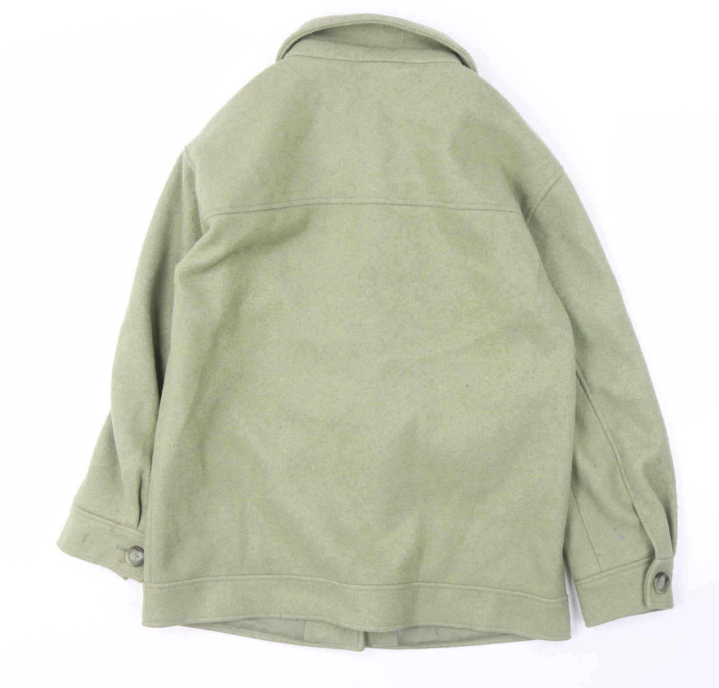 NA-KD Green Polyester Women's Mid-Length Jacket 10