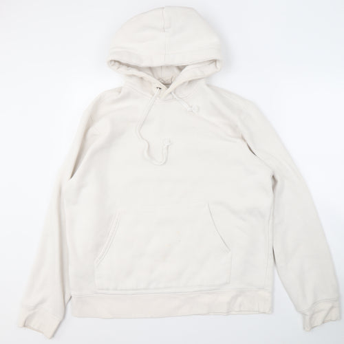 MNG Men's Ivory Pullover Hoodie, 2XL, Regular Fit