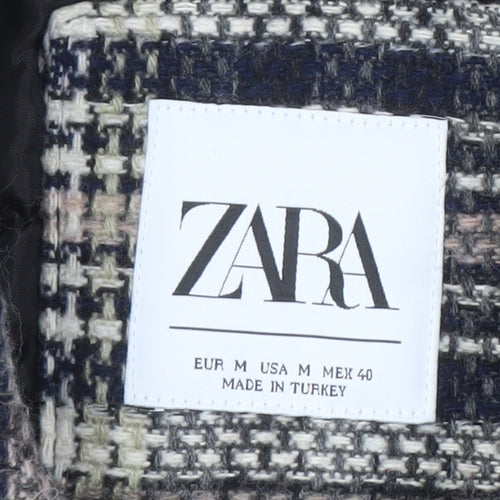 Zara Men's Multicoloured Check Bomber Jacket M