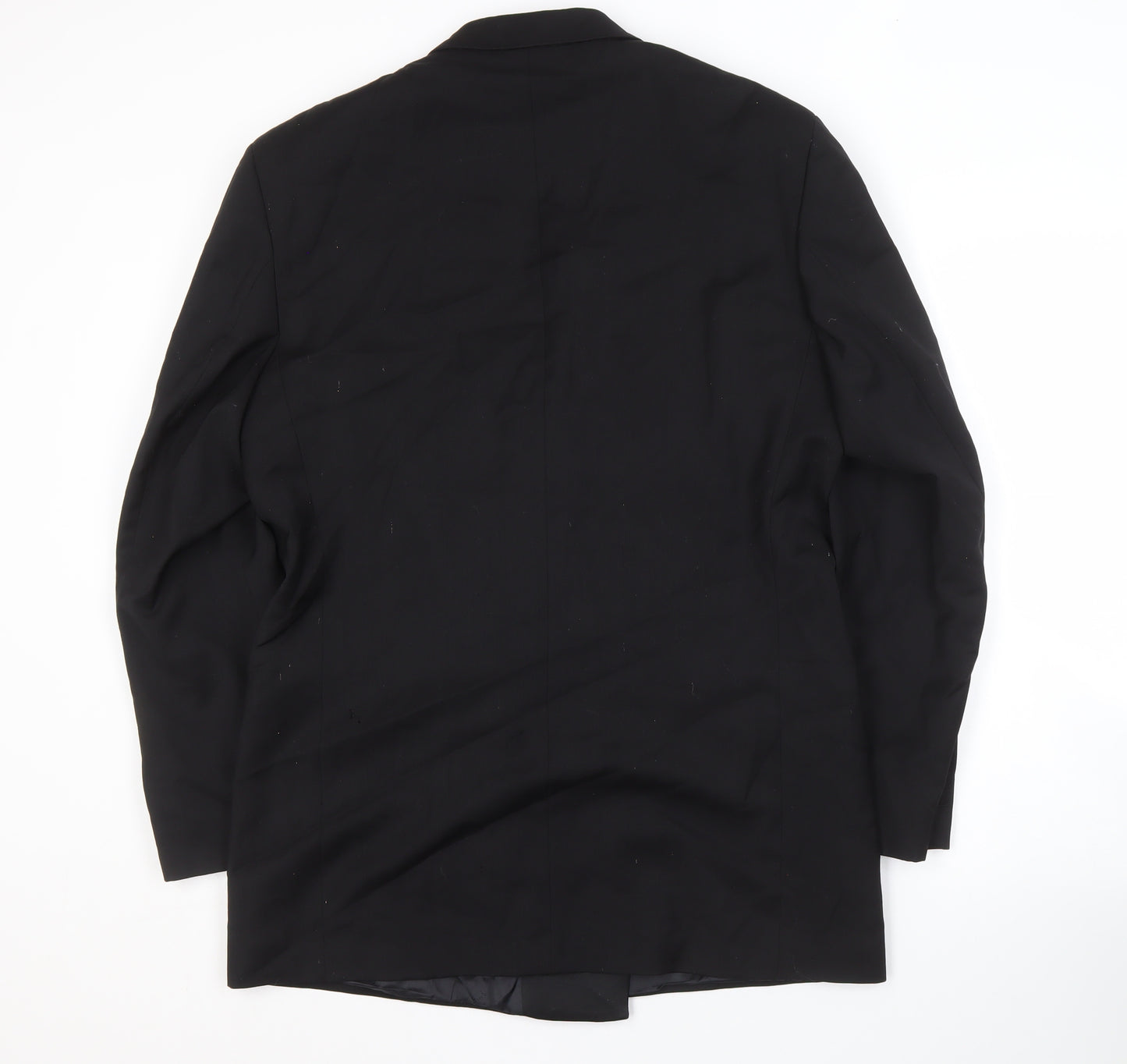 Pierre Cardin Men's Black Double-Breasted Tuxedo Blazer 40R