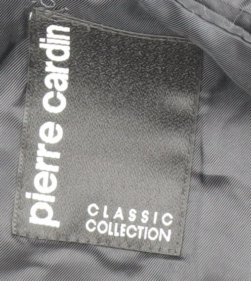 Pierre Cardin Men's Black Double-Breasted Tuxedo Blazer 40R