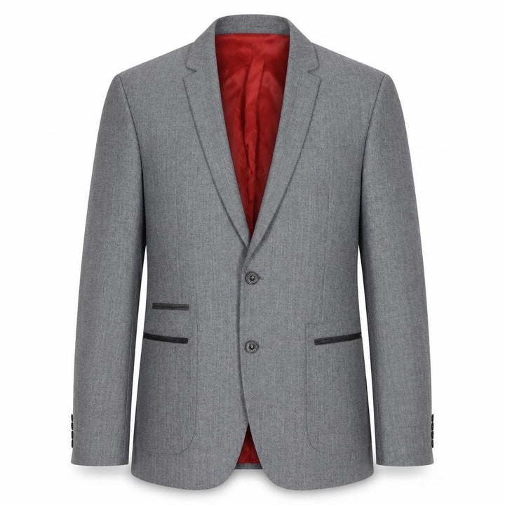 Zara Man Grey Blazer for Men - Size 40, Regular Fit