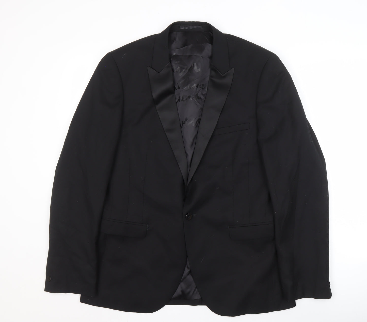 White Label Men's Black Formal Blazer 42 Regular
