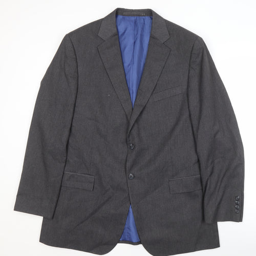 Marks and Spencer Men's Grey Blazer 44 Long