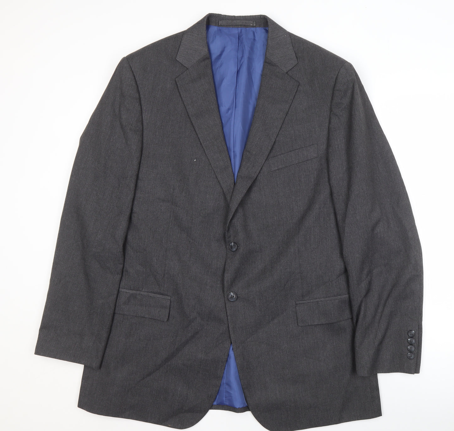 Marks and Spencer Men's Grey Blazer 44 Long
