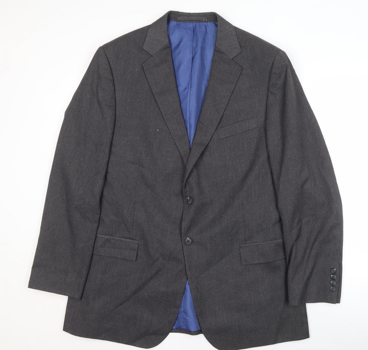 Marks and Spencer Men's Grey Blazer 44 Long