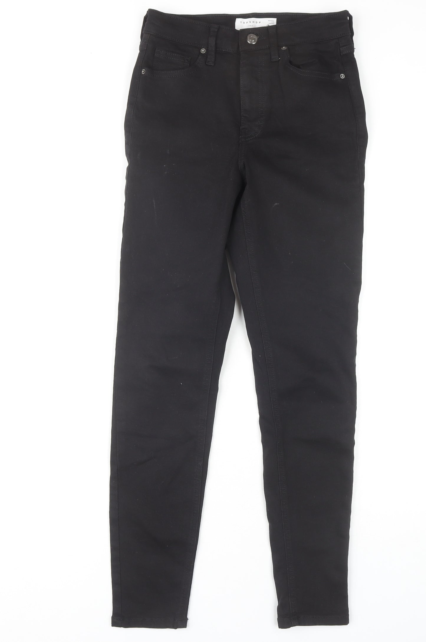 Topshop Women Black Skinny Jeans Size 26 Regular