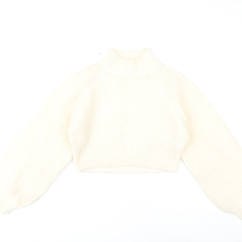 Pink Vanilla Women's Ivory Knit Pullover Jumper S