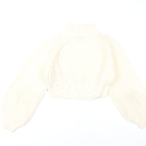 Pink Vanilla Women's Ivory Knit Pullover Jumper S