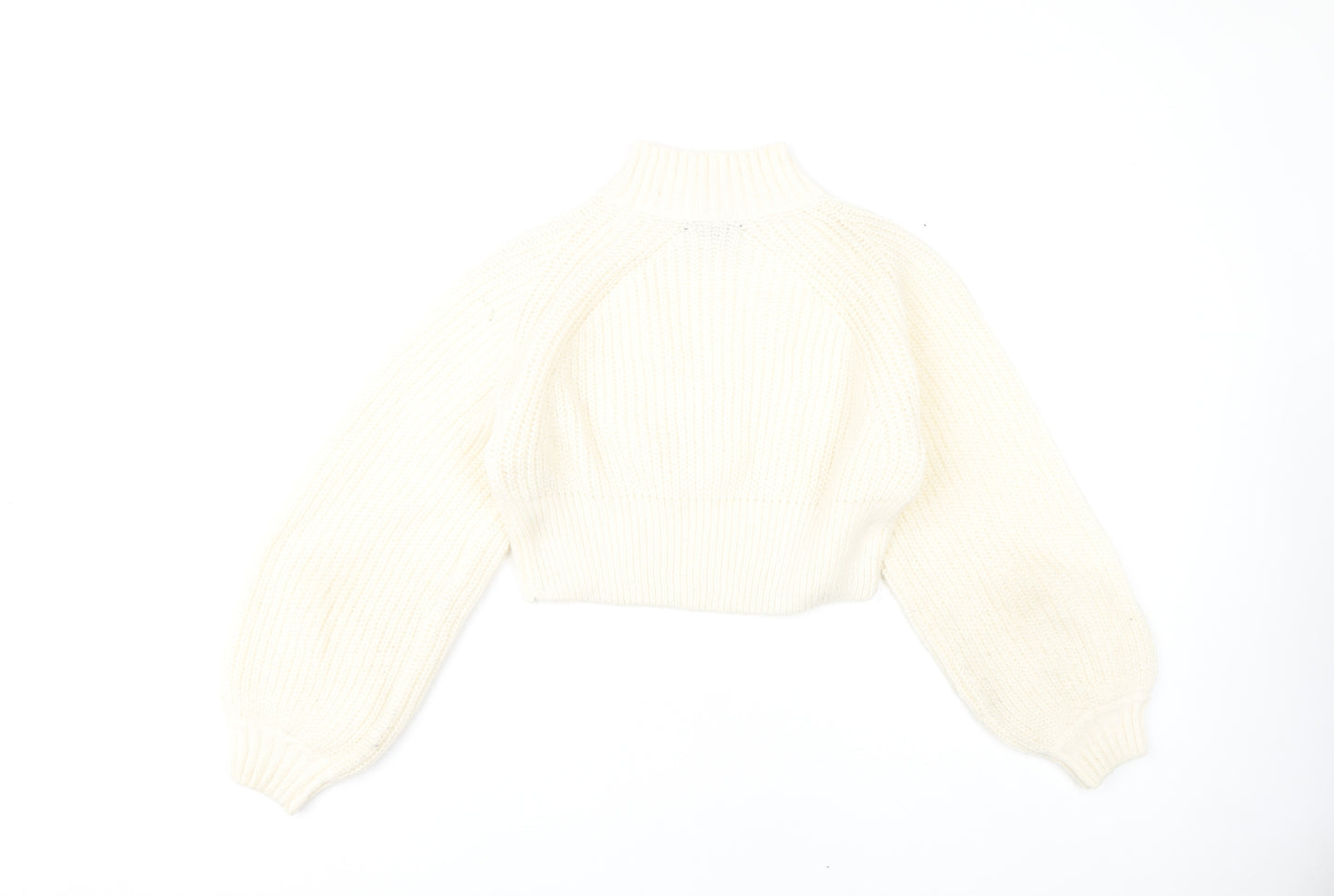 Pink Vanilla Women's Ivory Knit Pullover Jumper S