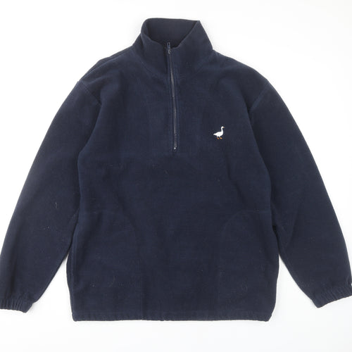 G&G Blue Fleece 1/2 Zip Sweatshirt, Unisex M
