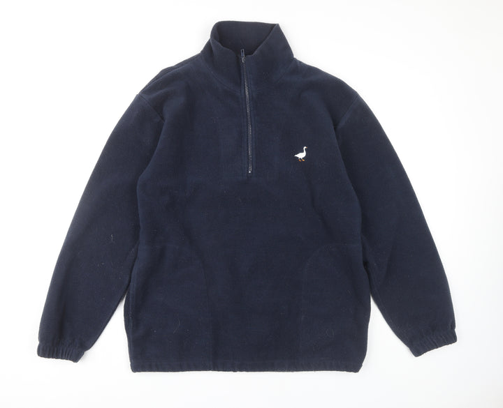 G&G Blue Fleece 1/2 Zip Sweatshirt, Unisex M