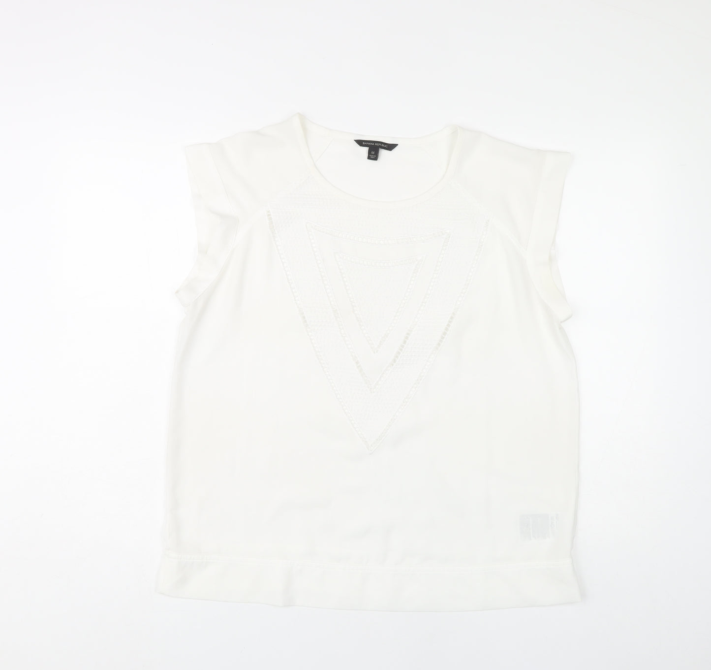 Banana Republic Women's White Sleeveless Top