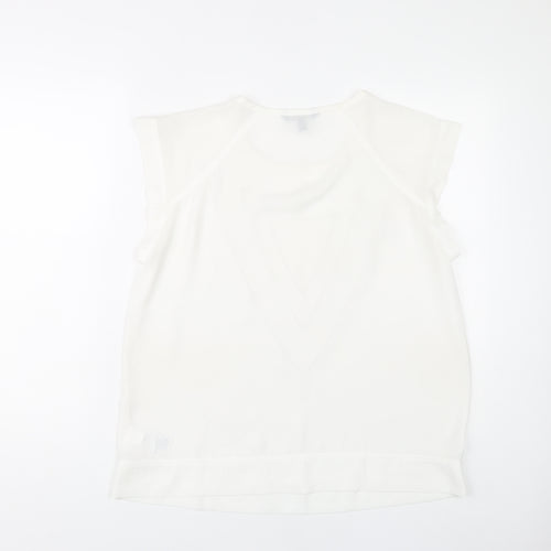 Banana Republic Women's White Sleeveless Top