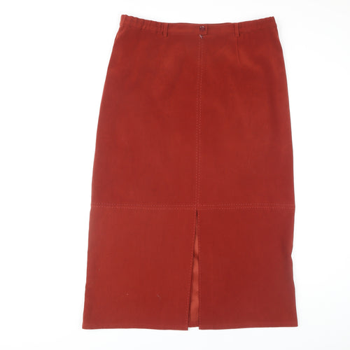 Jumper Women's Red Midi Straight Pencil Skirt Size 16