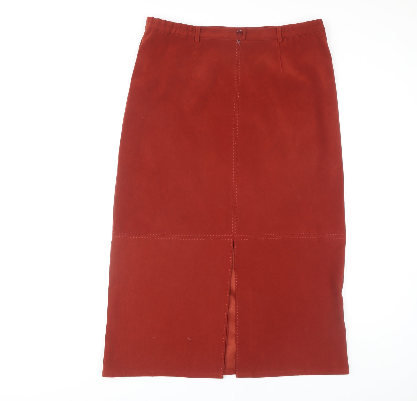 Jumper Women's Red Midi Straight Pencil Skirt Size 16
