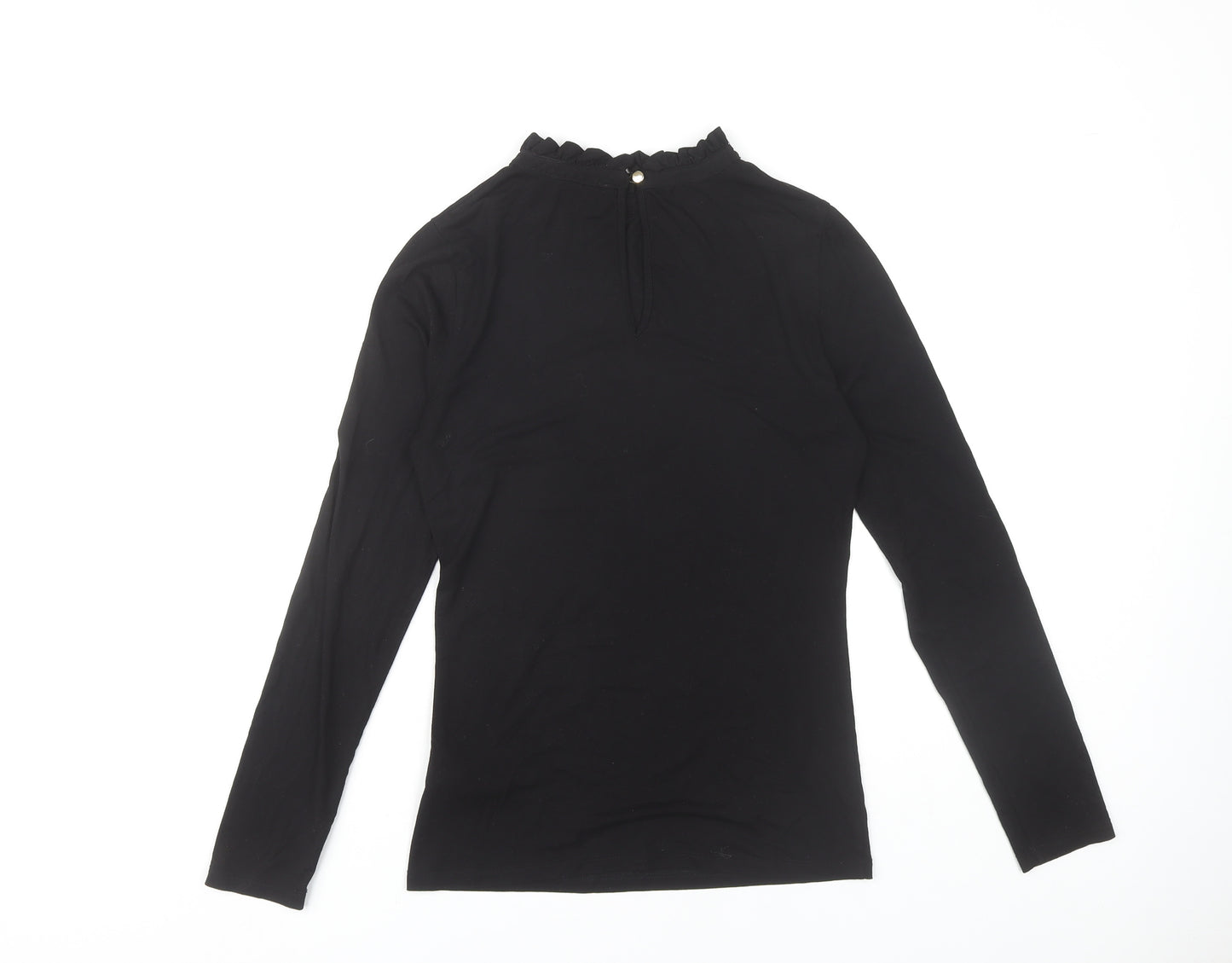Oasis Women's Black XS Mock Neck Top