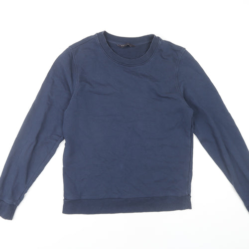 Marks and Spencer Women's Blue Pullover Sweatshirt Size 8