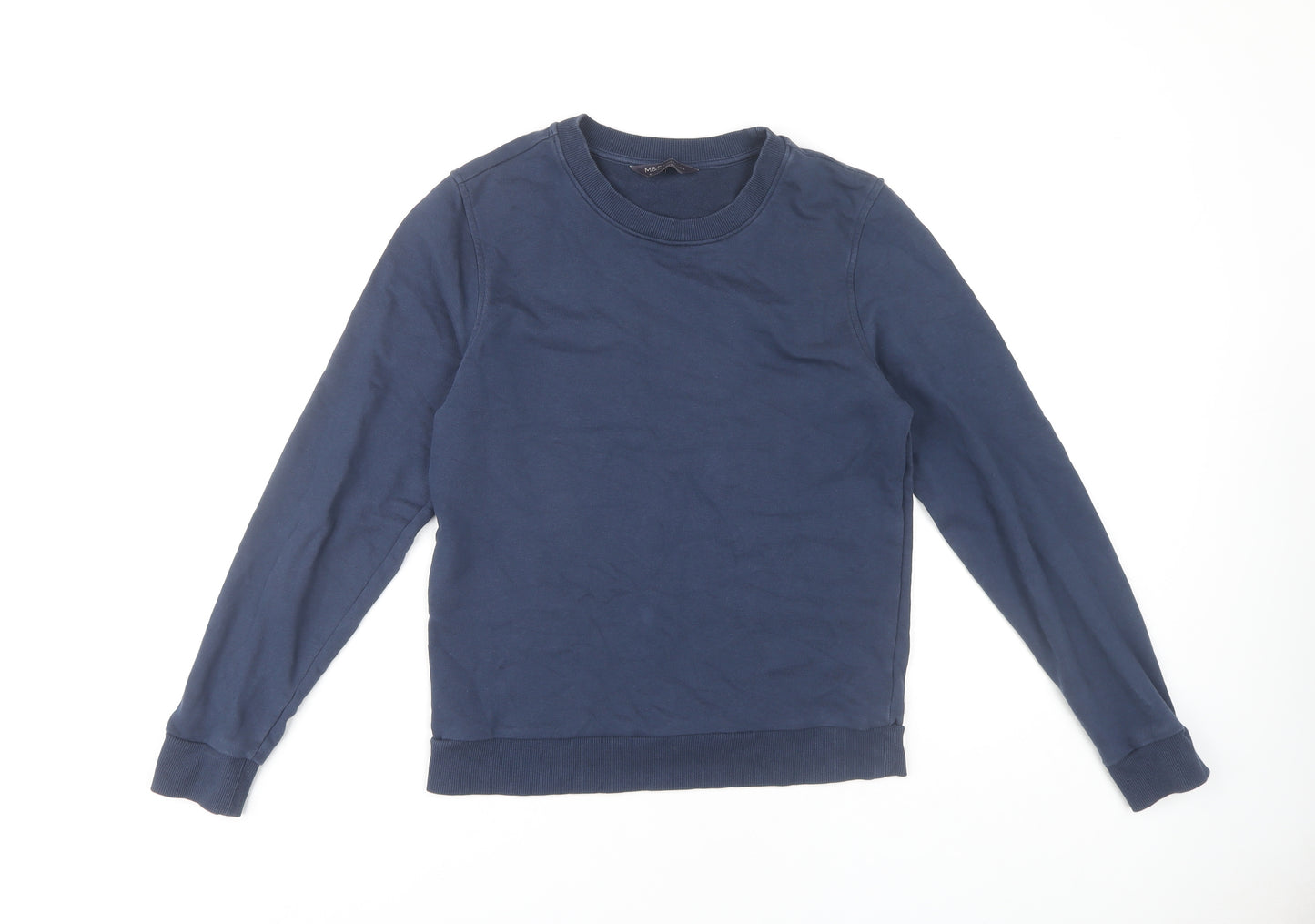 Marks and Spencer Women's Blue Pullover Sweatshirt Size 8