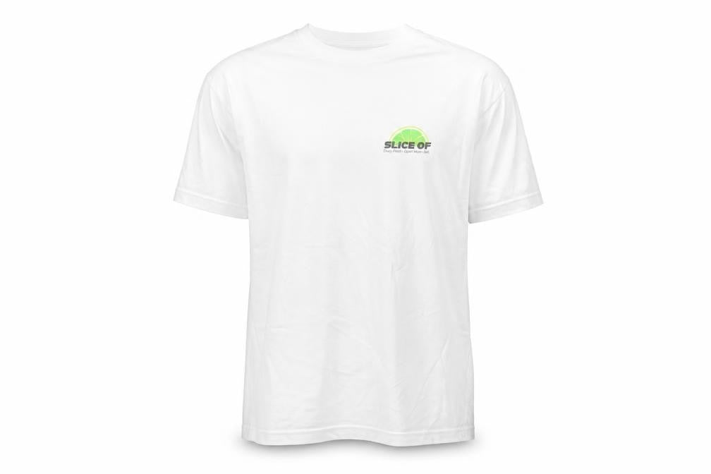 H&M Men's White Graphic Print Relaxed T-Shirt L