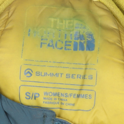 The North Face Women's Blue Puffer Jacket S Hooded