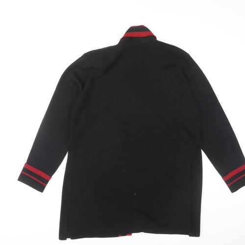 Country Casuals Women's Black Open Front Cardigan Size L