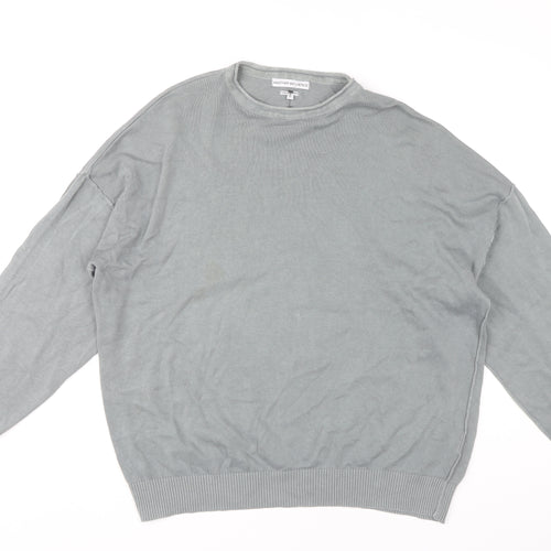 Another Influence Unisex Grey Cotton Pullover Jumper M