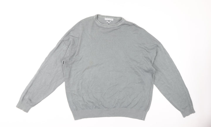 Another Influence Unisex Grey Cotton Pullover Jumper M