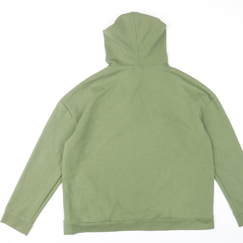 Stradivarius Women's Green L Pullover Hoodie