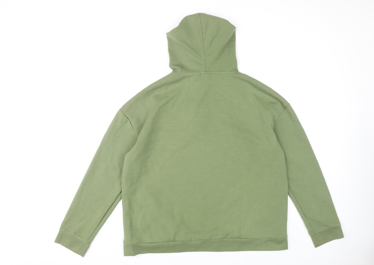 Stradivarius Women's Green L Pullover Hoodie