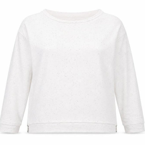 Regatta Women's White Lightweight Zip Sweatshirt Size 8