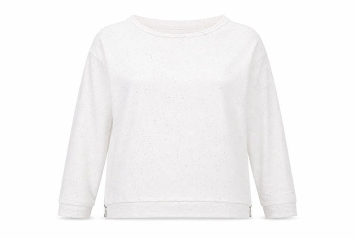 Regatta Women's White Lightweight Zip Sweatshirt Size 8