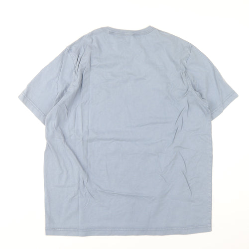 Diesel Men’s Blue Medium Cotton T-Shirt