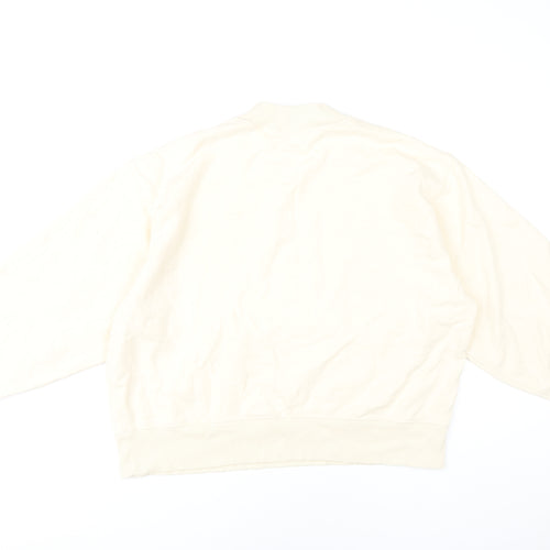 Uniqlo Unisex Ivory Pullover Sweatshirt M Casual