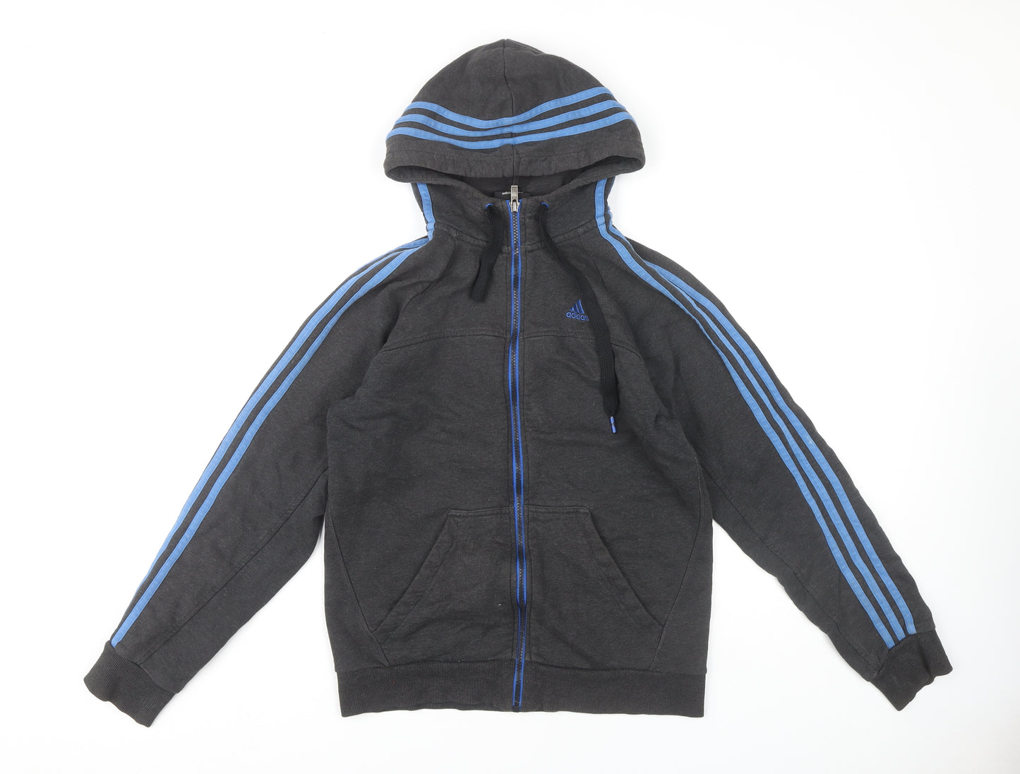 Adidas Men's Black Full Zip Hoodie S