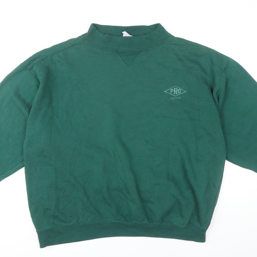 Pro Spirit Men's Green Sweatshirt 2XL Long Sleeve