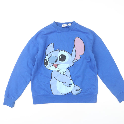 Disney Women's Blue 2XS Sweatshirt