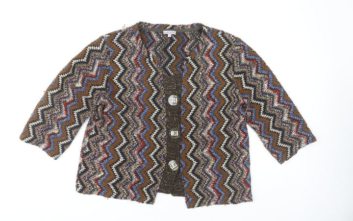 Marks and Spencer Women's Multicoloured Cardigan Large