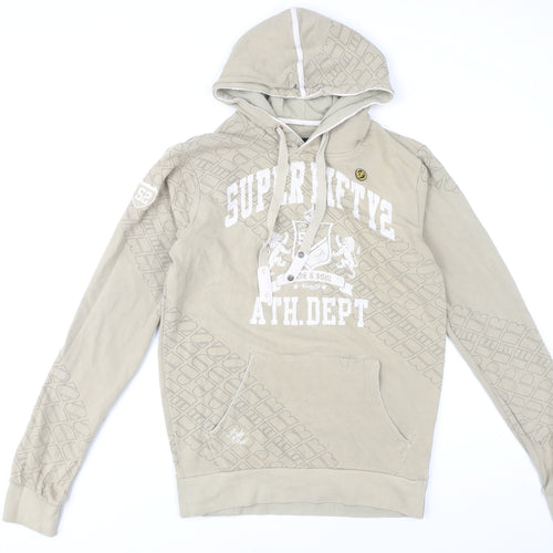 Pride and Soul Men's Beige Pullover Hoodie Size S