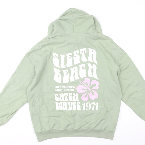 Pacific Republic Green Teen Pullover Hoodie XS
