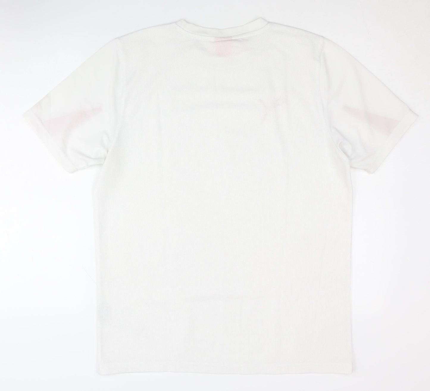 Puma Men's White T-Shirt, L, Basic Activewear