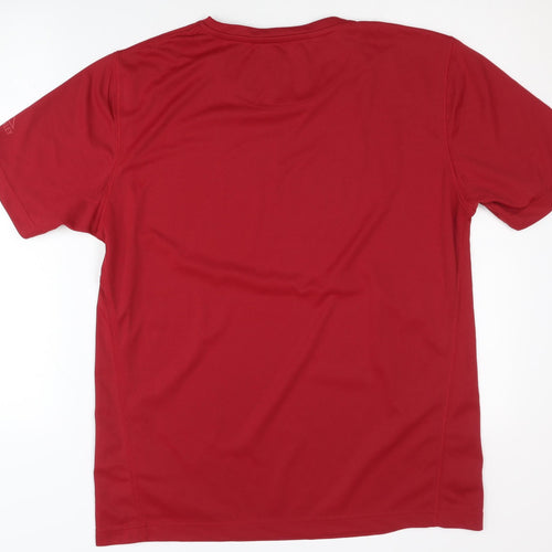 McKinley Men's Red L T-Shirt for Hiking